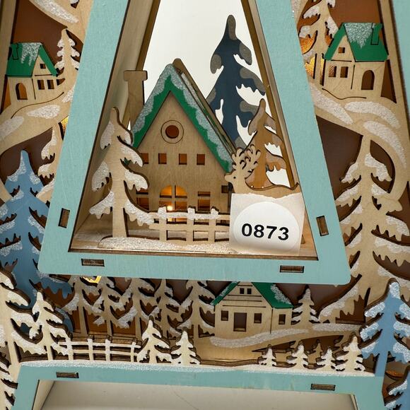 Anthropologie Wonderland Scene Monogram Initial Letter A Christmas Holiday Light - Picture 6 of 6